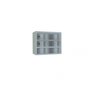2-х секционный почтовый ящик «Орион М» с дверцами из нержавеющей стали